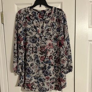 Chaps Women's Floral Top - Multicolor